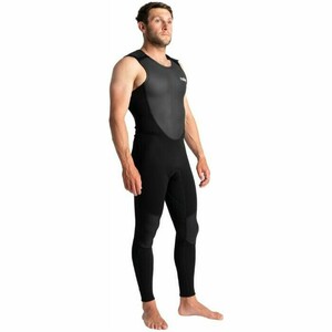 2024 C- Skins Mnner Element 3/2mm Long John Wetsuit C-EL32LJM - Black